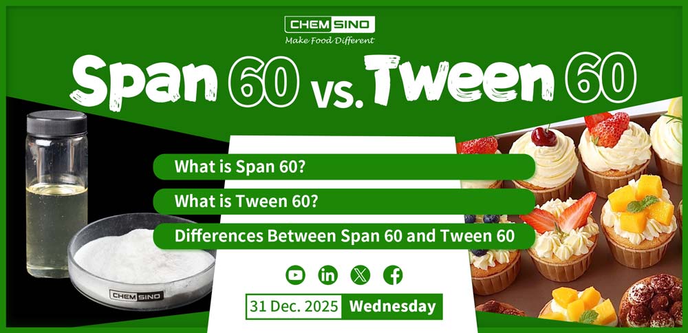What are Span 60 and Tween 60